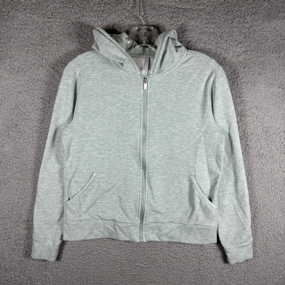 Travis Mathew Womens Small Mint Green Golf Full Zip Fleece Hoodie Sweatshirt